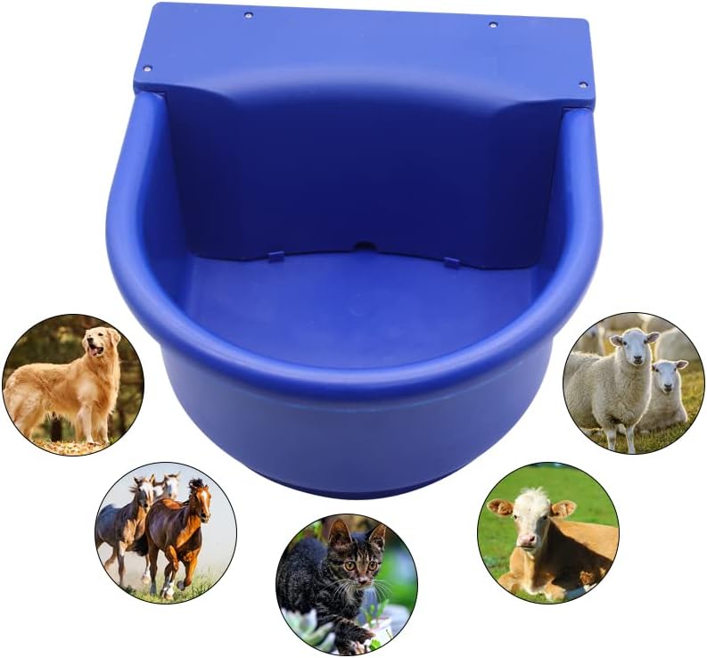 MODUODUO Automatic Heated Dog Bowl 1.3gal 100W Outdoor Thermal Water Dispenser Built-in Thermostat for Pet Livestock Cattle Sheep and Horse in Winter - Image 4